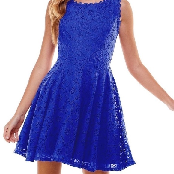 City Studio Dresses & Skirts - City Studio Lace Fit & Flare Dress